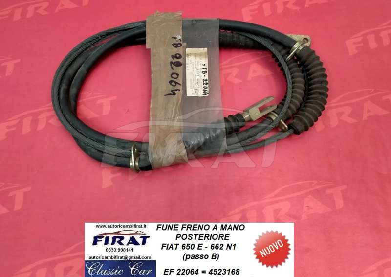 FUNE FRENO A MANO FIAT 650E - 662N1 POST. (22064)